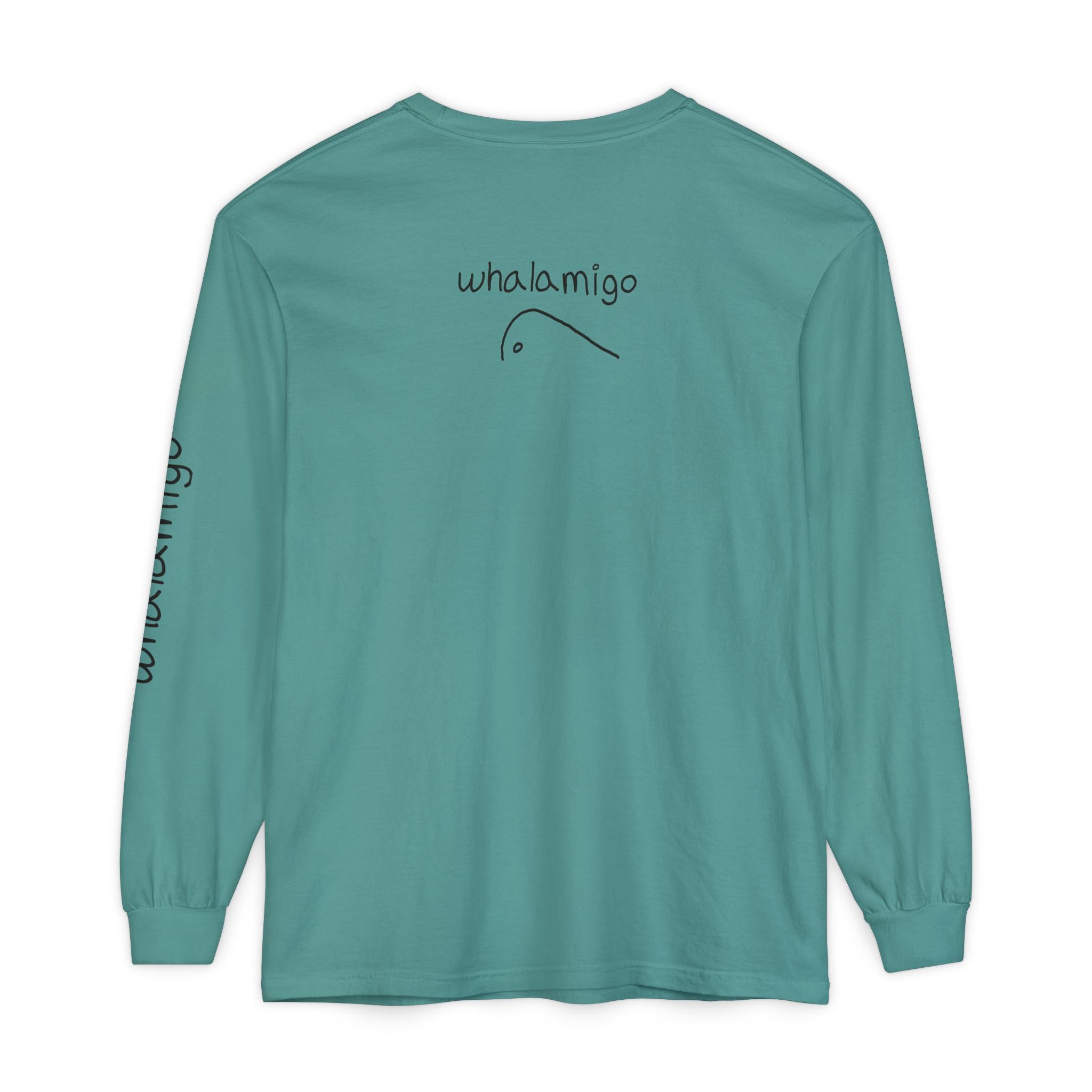 Pelamigo Long Sleeve T-Shirt — Hand-Drawn Ink to Fabric Print