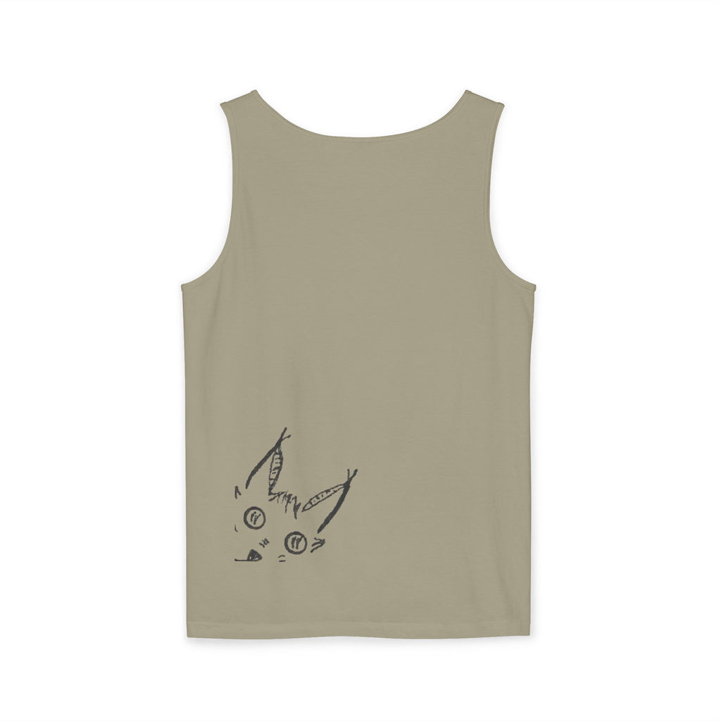 L'chats Wildcat Tank Top — Hand-Drawn Ink to Fabric Print
