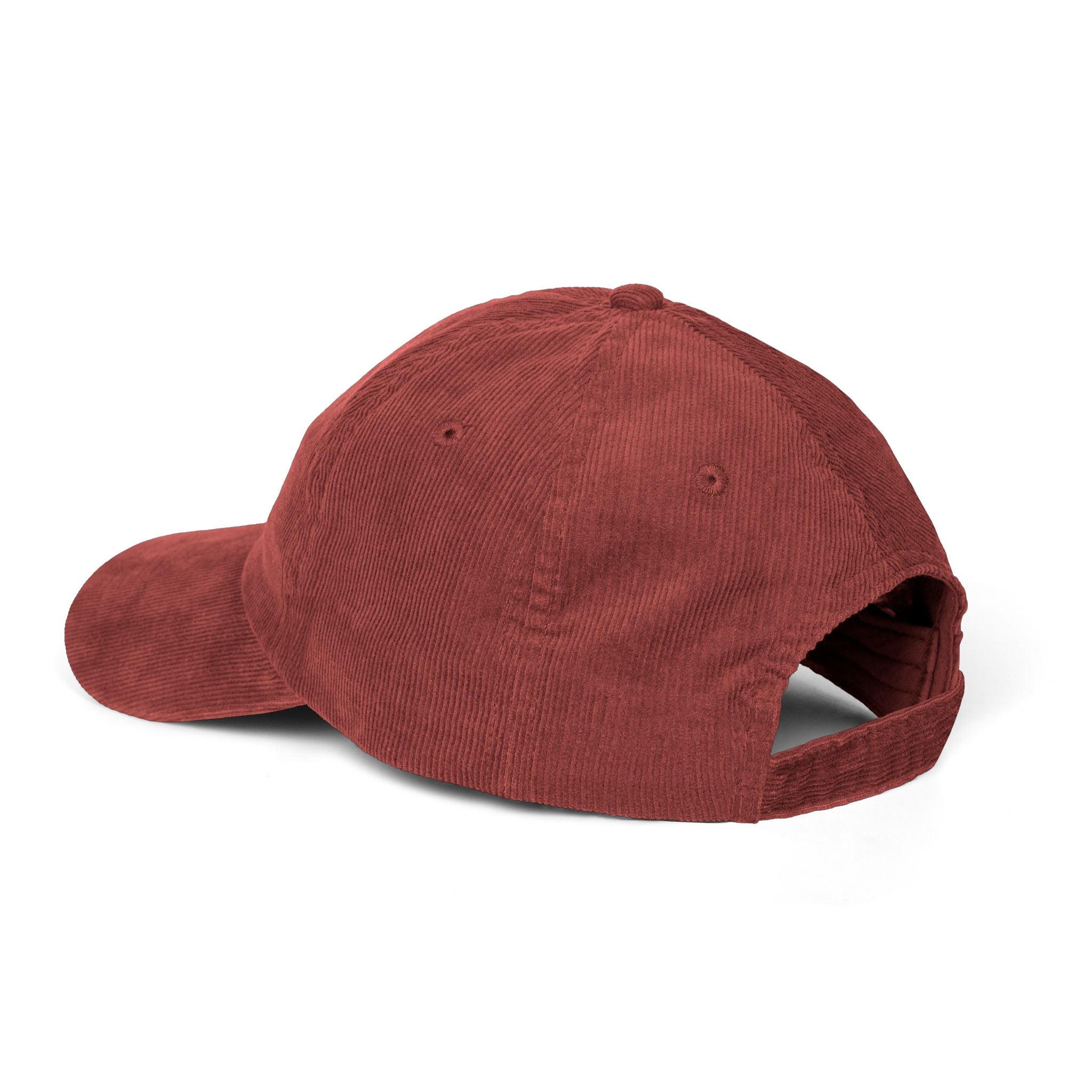 Mostly OK Corduroy Cap — Embroidered Fabric