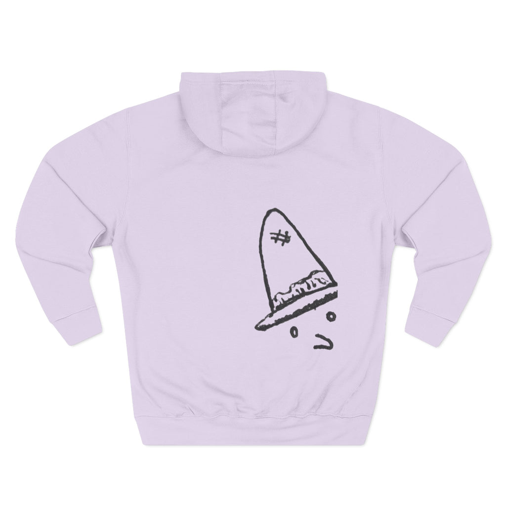 Whalawizard Fleece Hoodie - Hand-Drawn Ink to Fabric Print