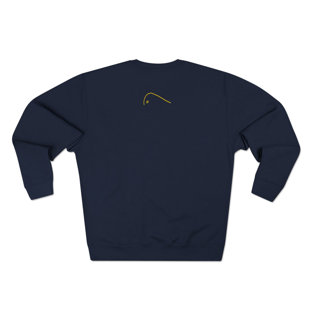Logomigo Crewneck Sweatshirt - Yellow Ink to Fabric Print