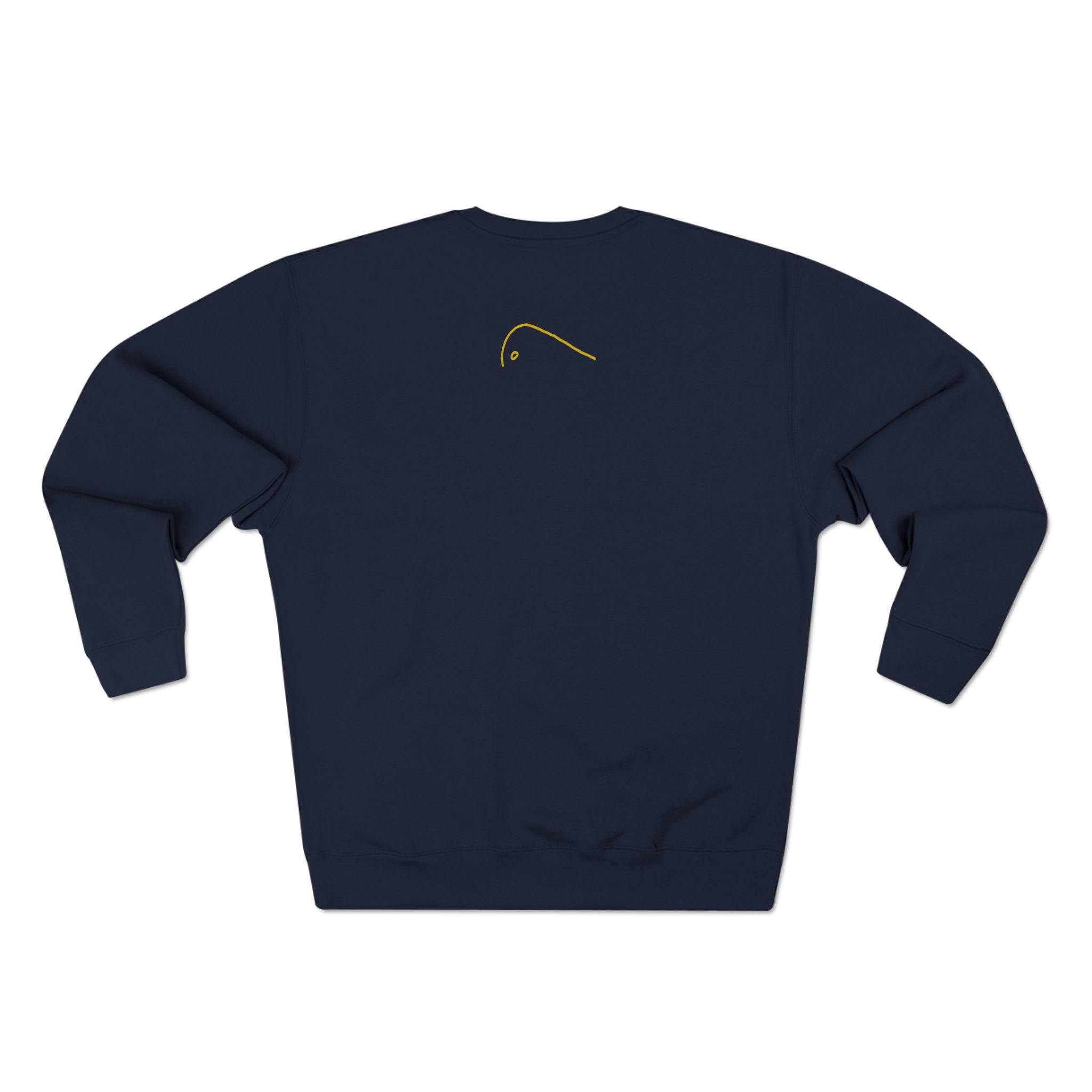 Logomigo Crewneck Sweatshirt - Yellow Ink to Fabric Print