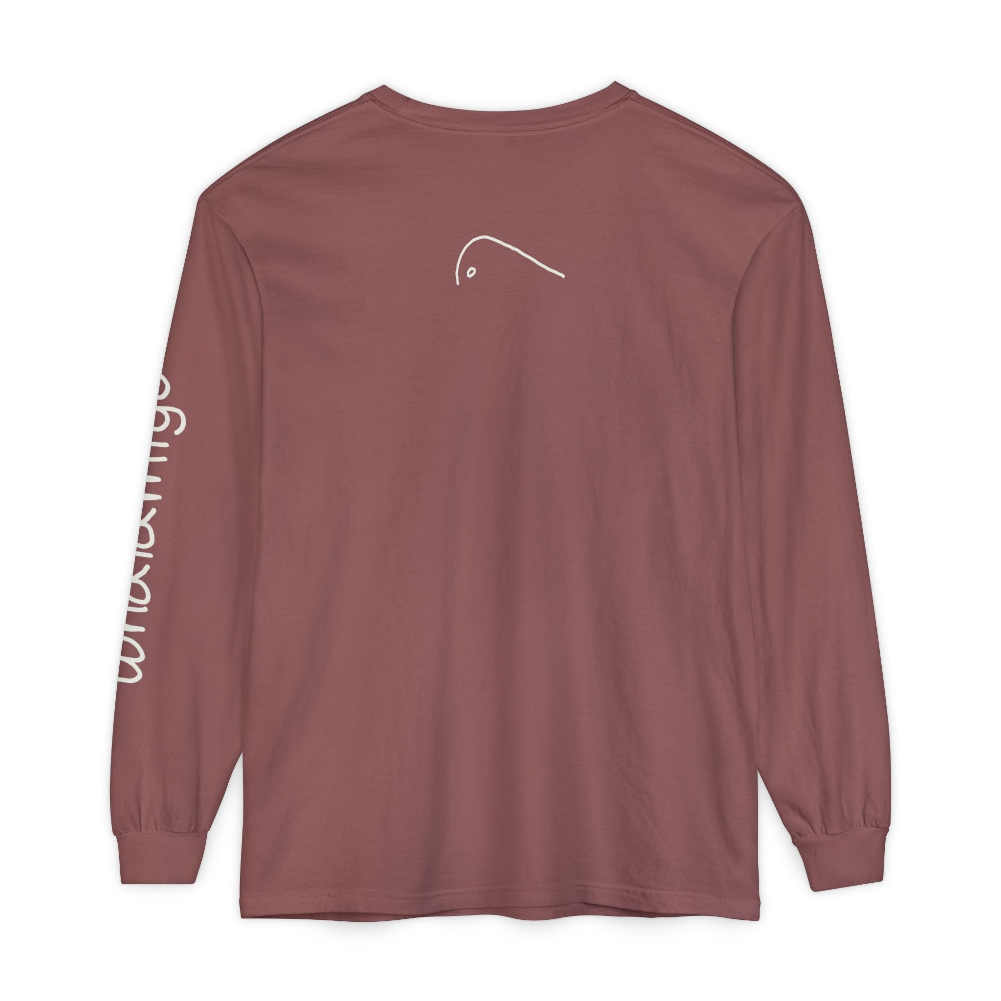 Localmigo Long Sleeve T-Shirt — White Ink to Fabric Print